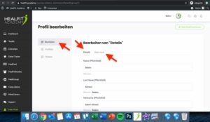 Profildetails bearbeiten