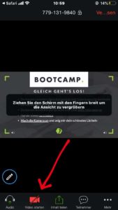 kamera starten